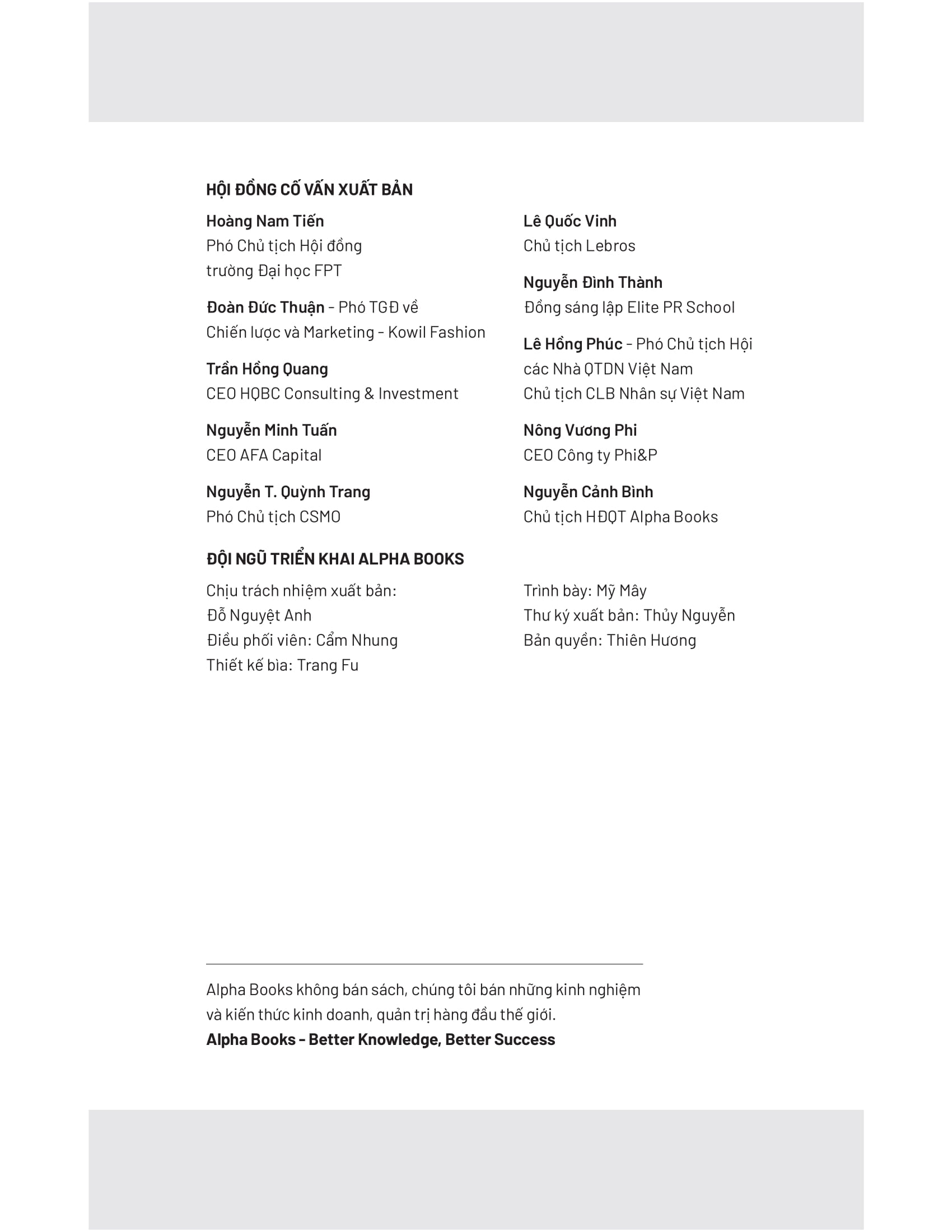 rule #1 - quy tắc số 1