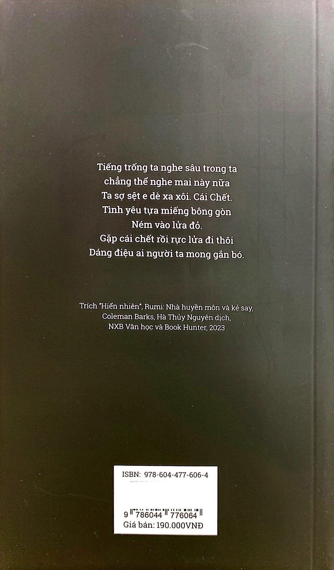 rumi nhà huyền môn và kẻ say