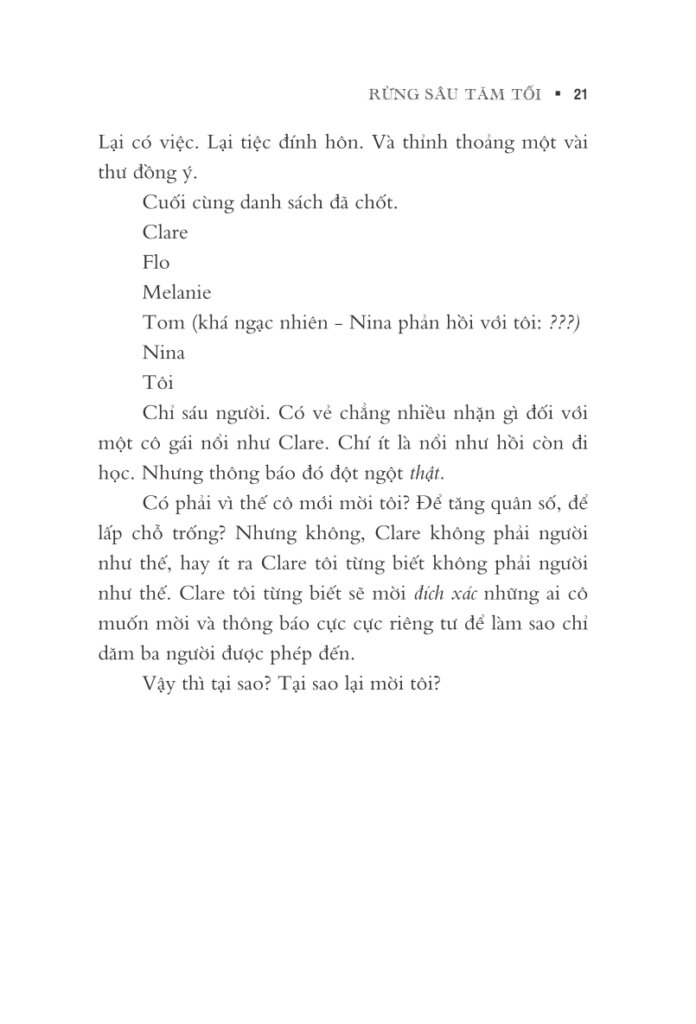 rừng sâu tăm tối