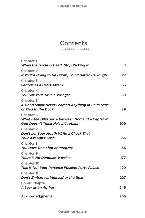 running against the tide: true tales from the stud of the sea