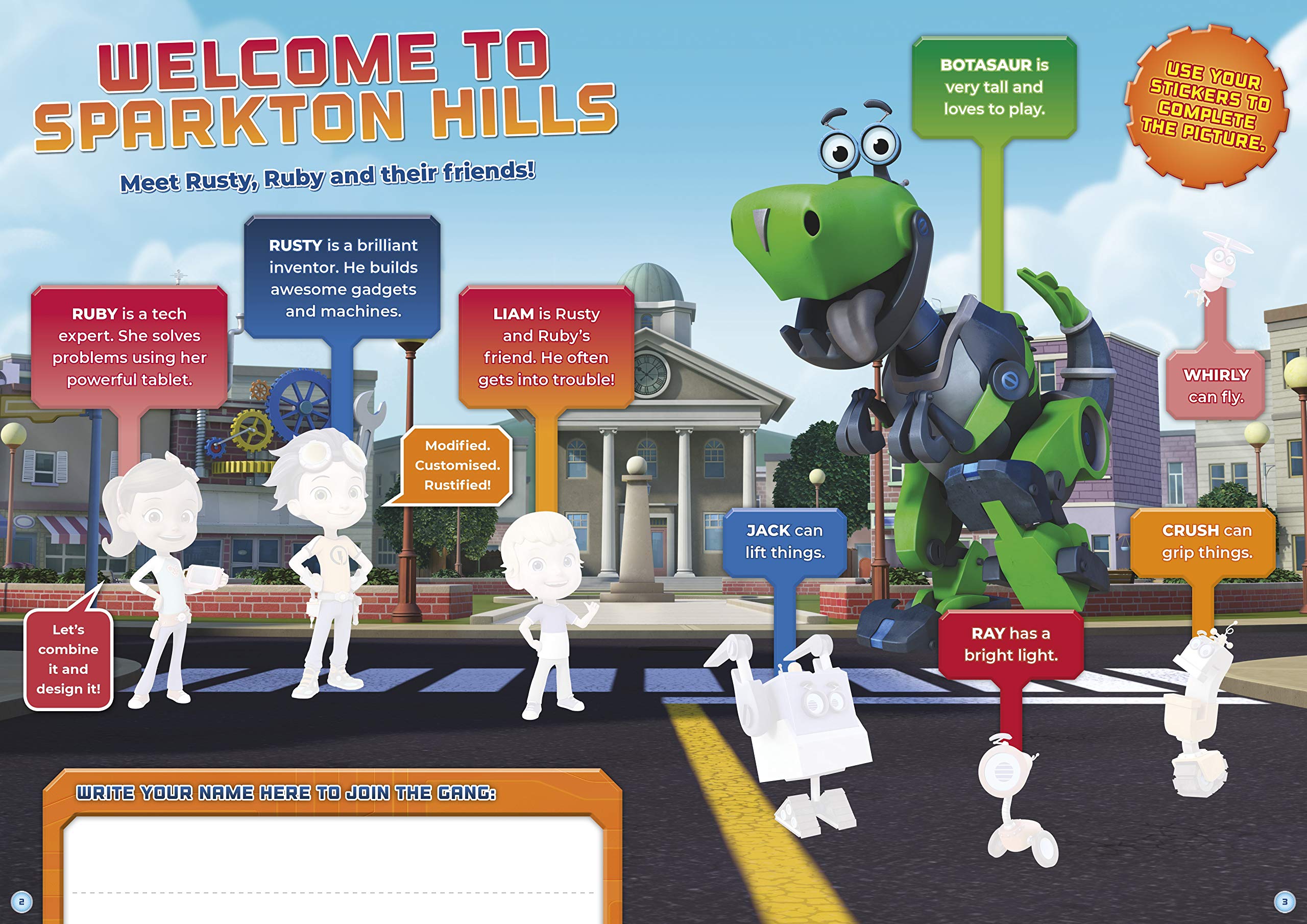 rusty rivets: super stickers