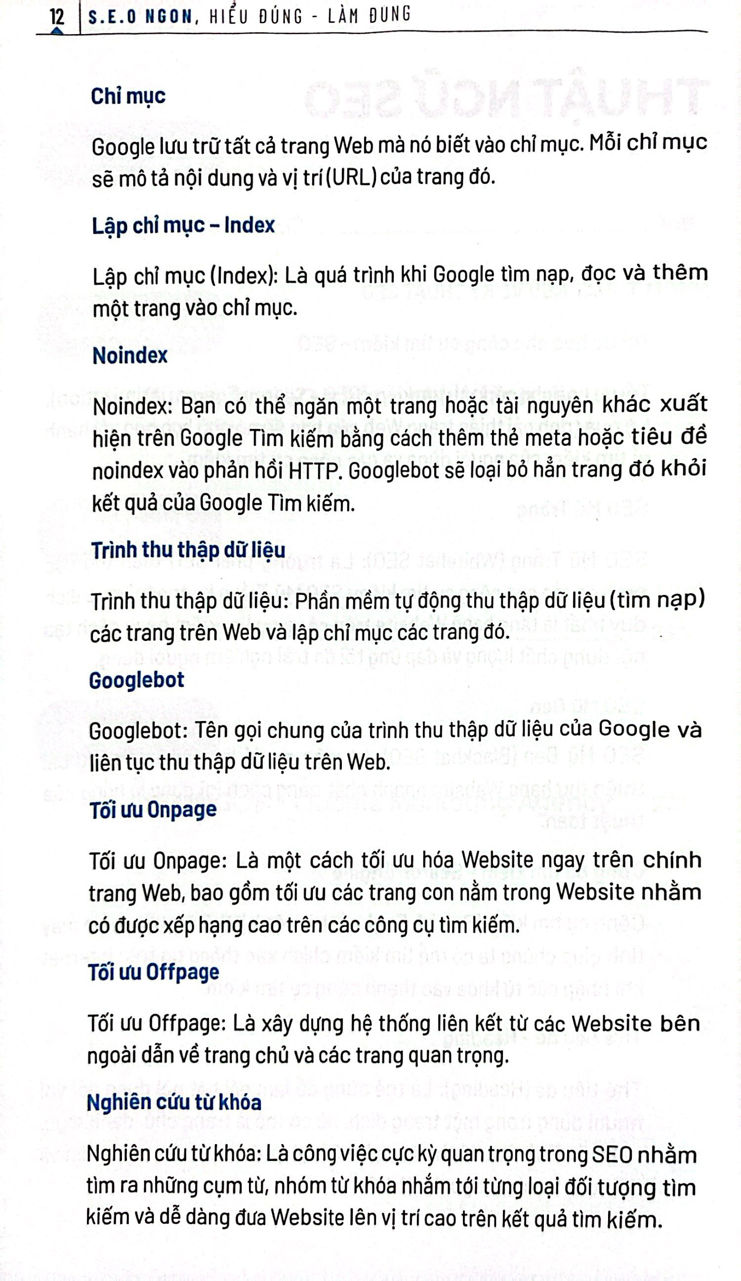s.e.o ngon - hiểu đúng làm đúng