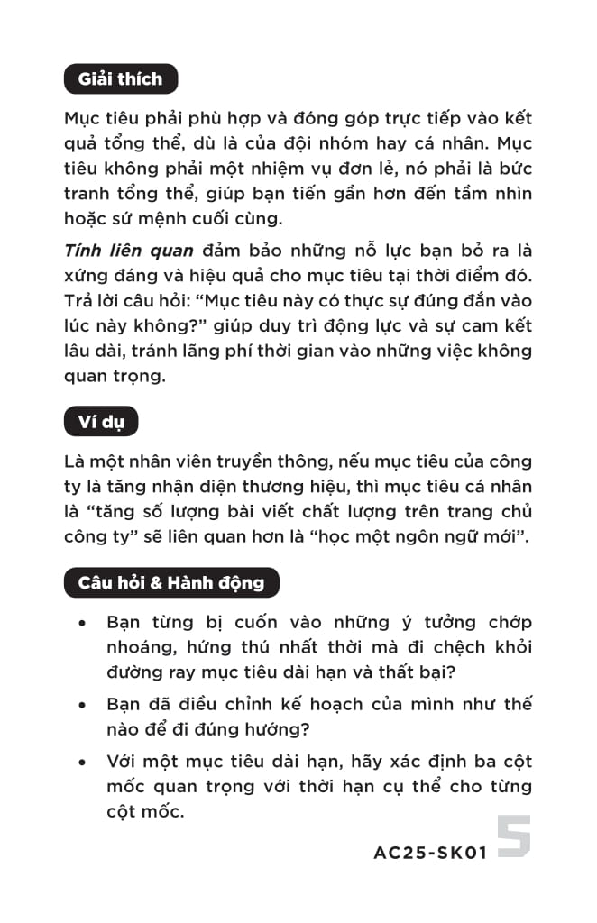 S.M.A.R.T - Dat Muc Tieu-Theo Doi-Danh Gia - The Nho-Hieu Suat Lon - Lam Viec Thong Minh Moi Ngay