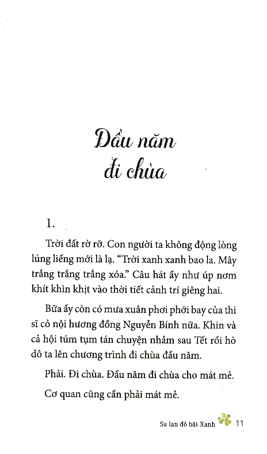 sa lan đỏ bãi xanh