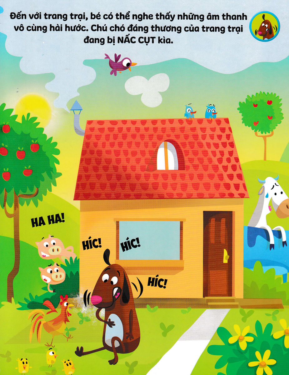 sách âm thanh - 8 âm thanh ngộ nghĩnh - những âm thanh hài hước