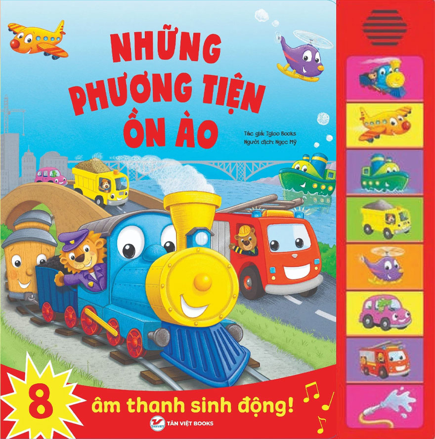 sách âm thanh - 8 âm thanh sinh động - những phương tiện ồn ào