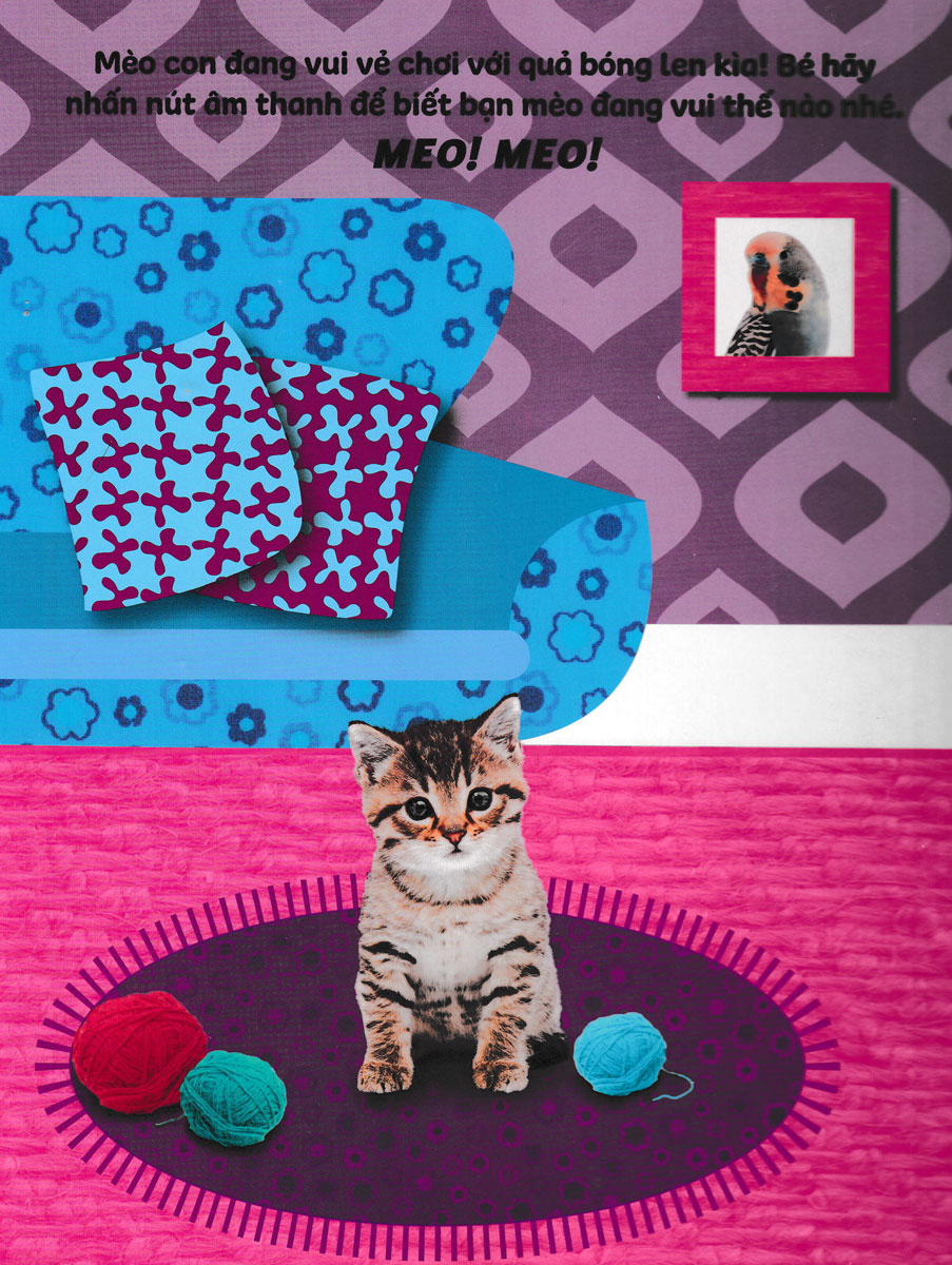 sách âm thanh - âm thanh quanh bé - những động vật đáng yêu