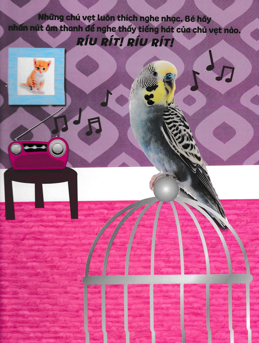 sách âm thanh - âm thanh quanh bé - những động vật đáng yêu