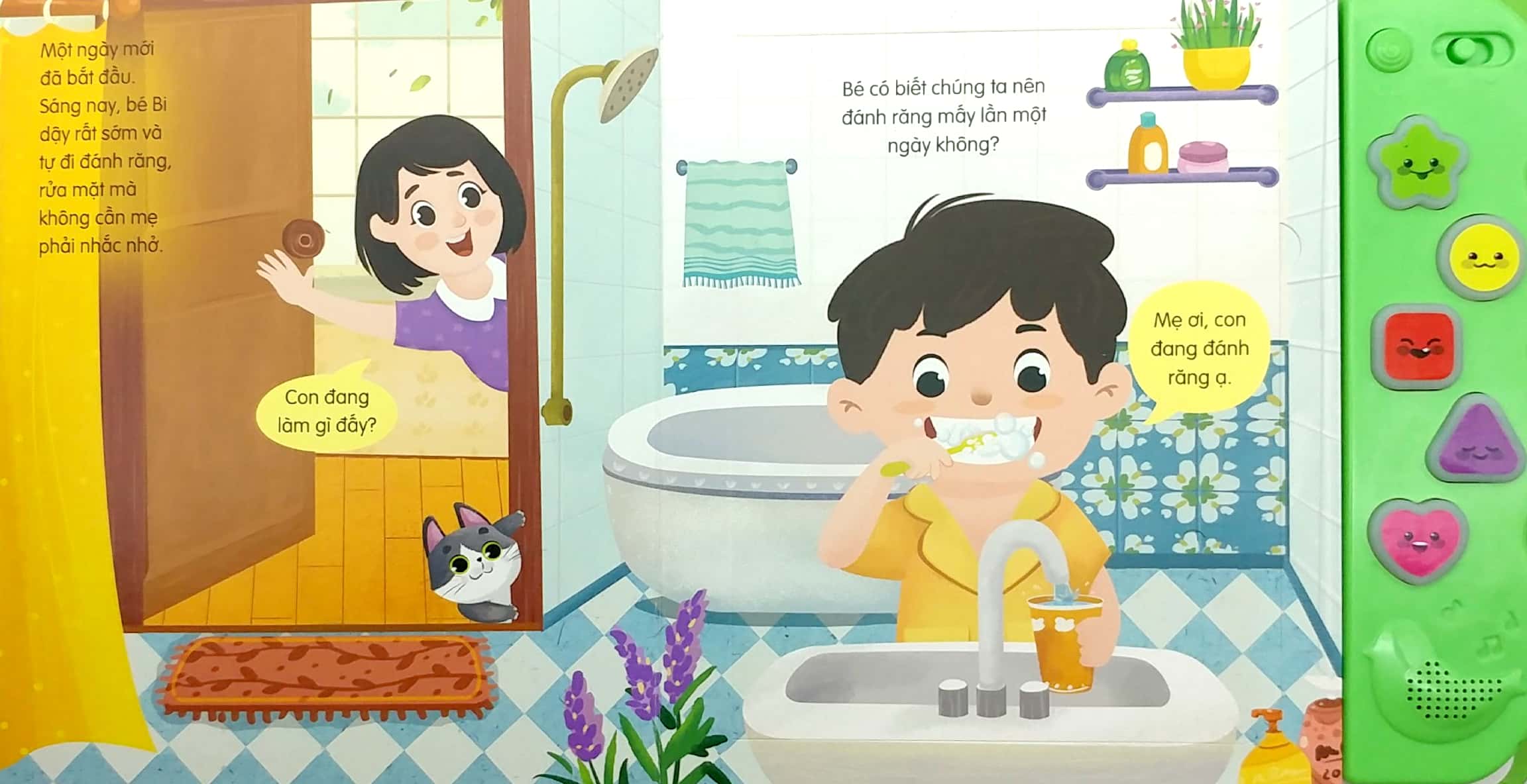 sách âm thanh - bé ngoan học thói quen tốt