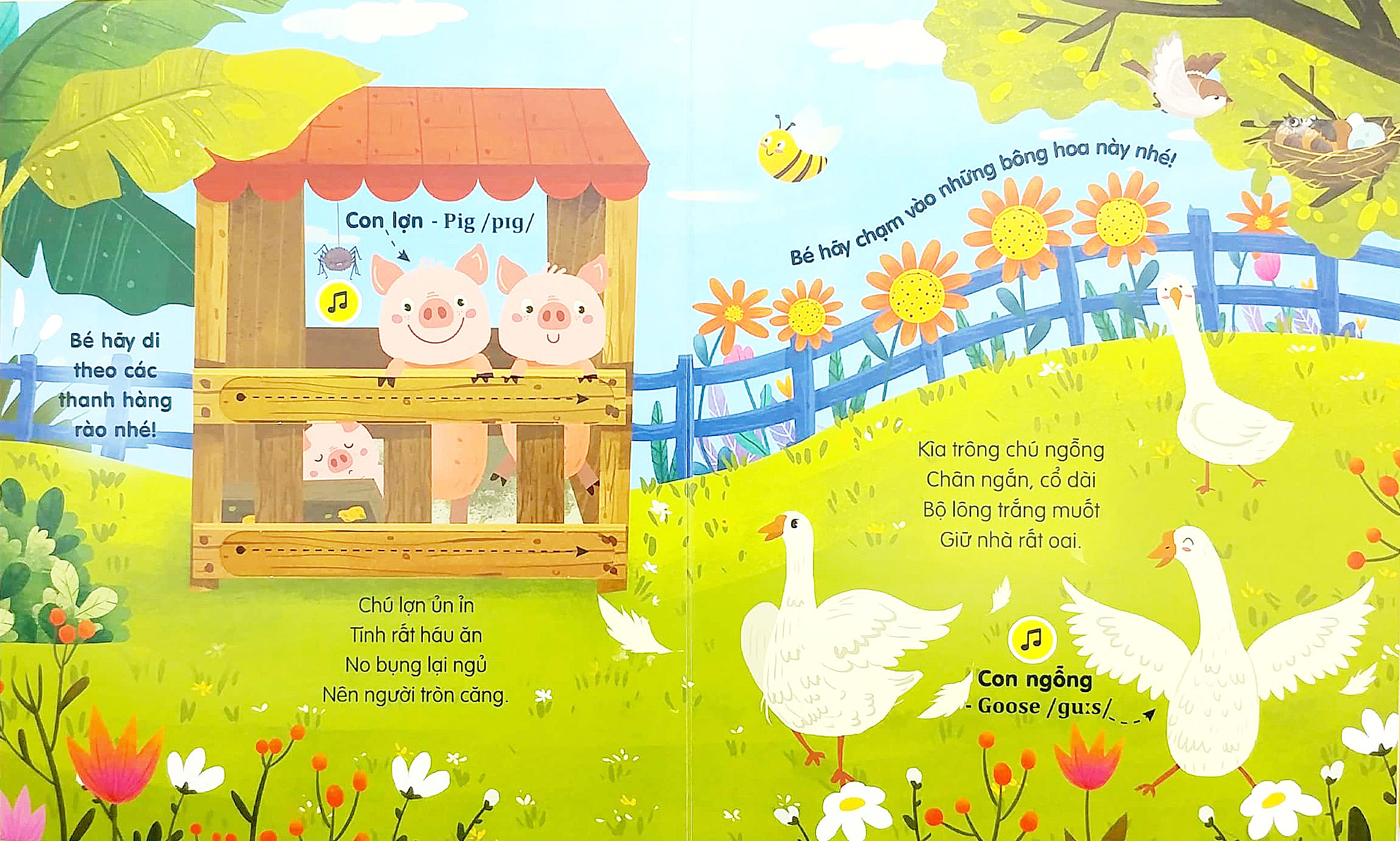 sách âm thanh - những loài vật quanh em