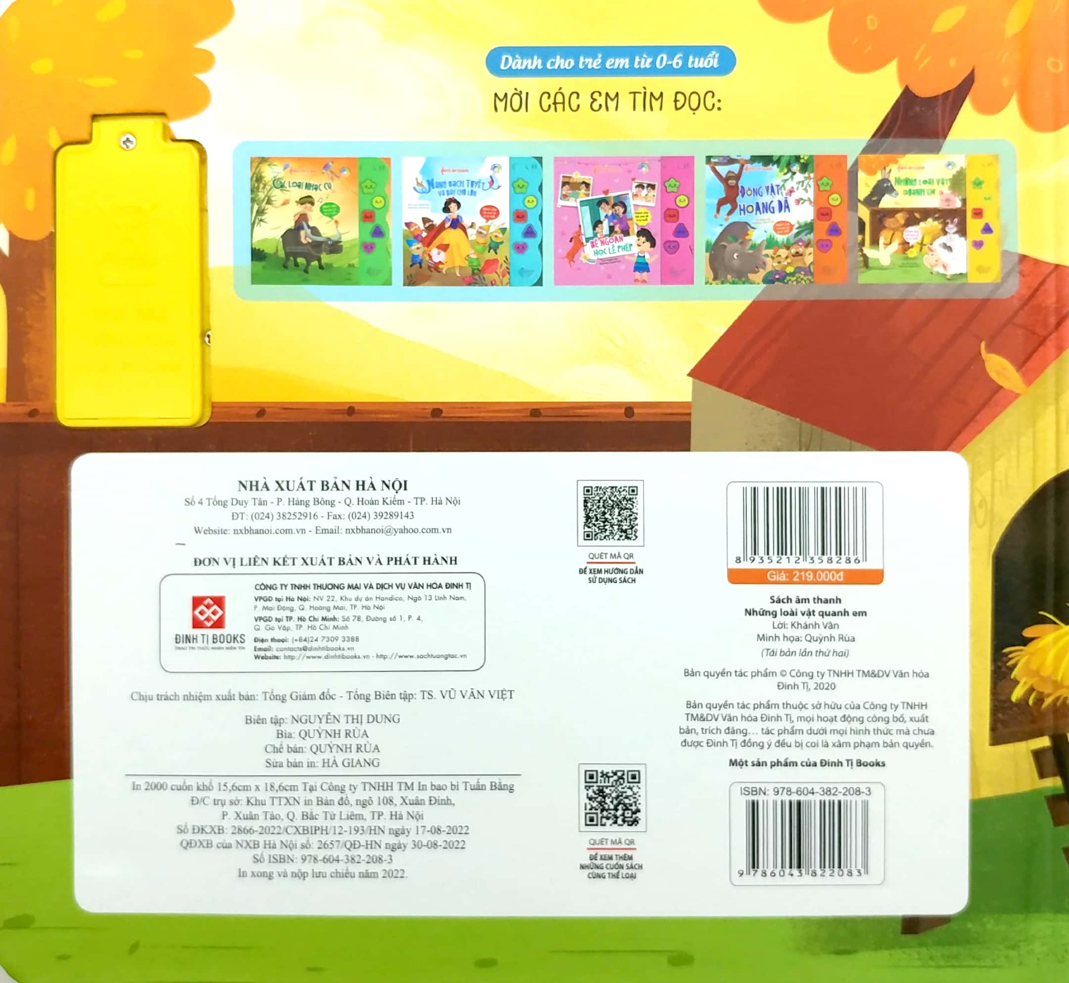 sách âm thanh - những loài vật quanh em