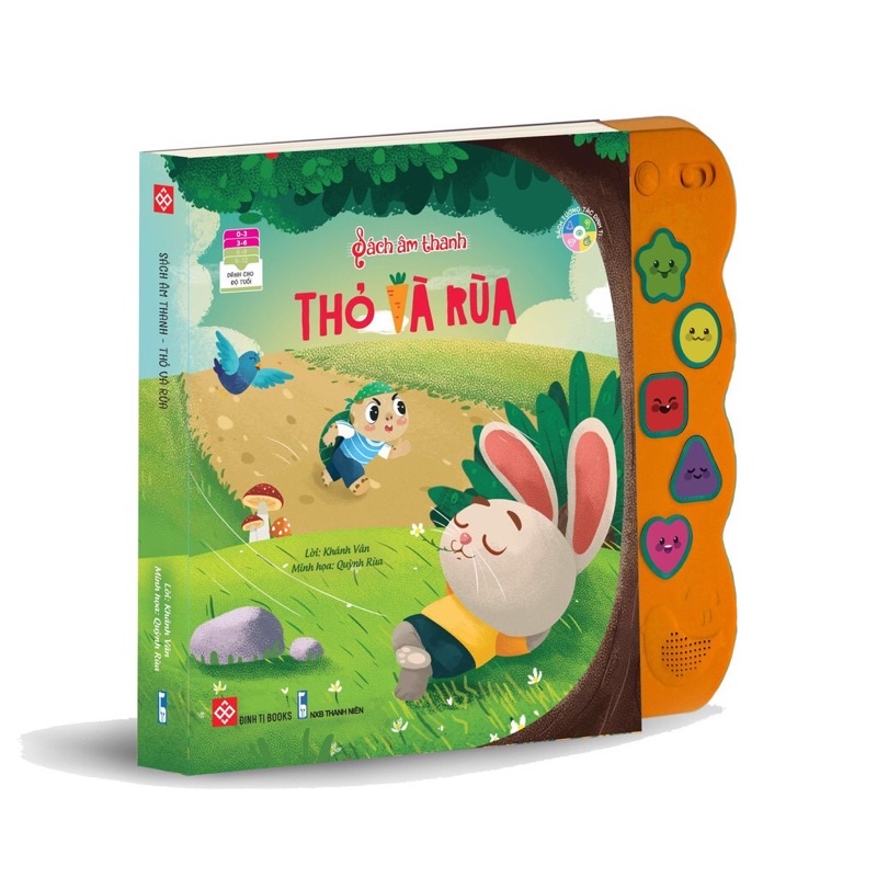 sách âm thanh - thỏ và rùa