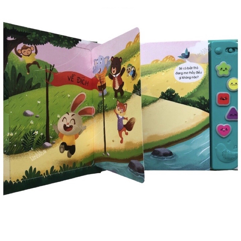 sách âm thanh - thỏ và rùa