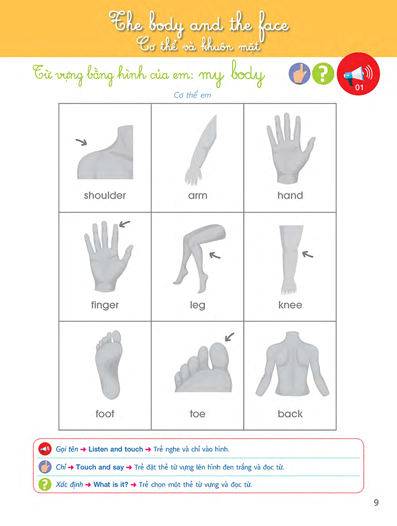 sách bài tập theo phương pháp montessori - tiếng anh vỡ lòng (cd)