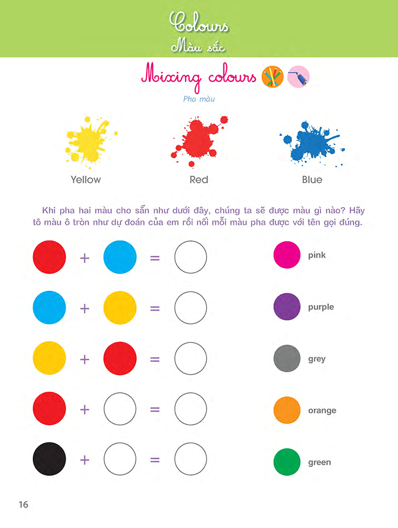 sách bài tập theo phương pháp montessori - tiếng anh vỡ lòng (cd)