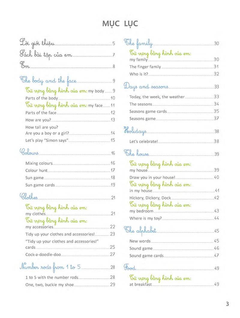 sách bài tập theo phương pháp montessori - tiếng anh vỡ lòng (cd)