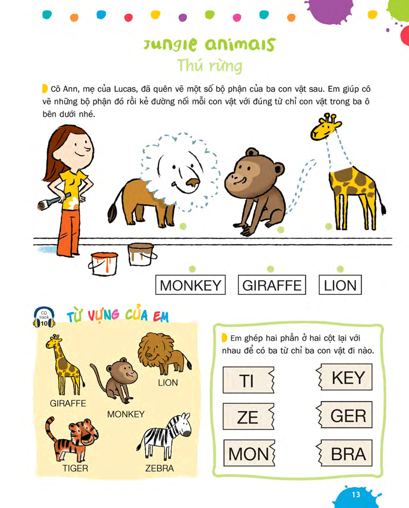 sách bài tập tiếng anh với nhiều hoạt động thú vị vừa học vừa chơi