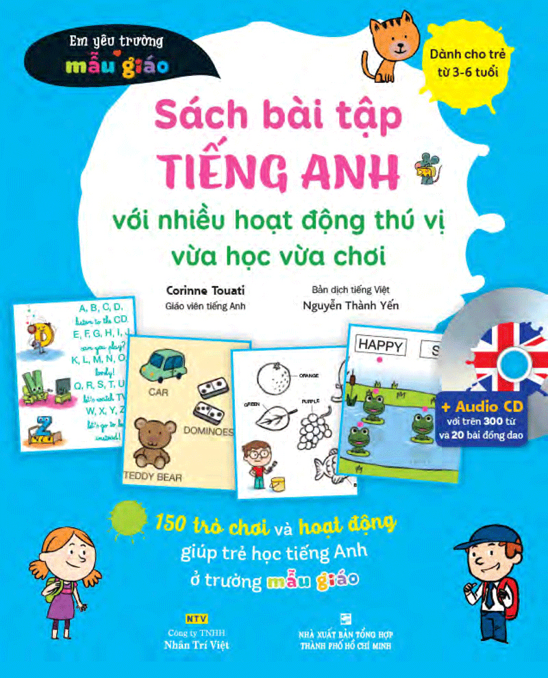 sách bài tập tiếng anh với nhiều hoạt động thú vị vừa học vừa chơi
