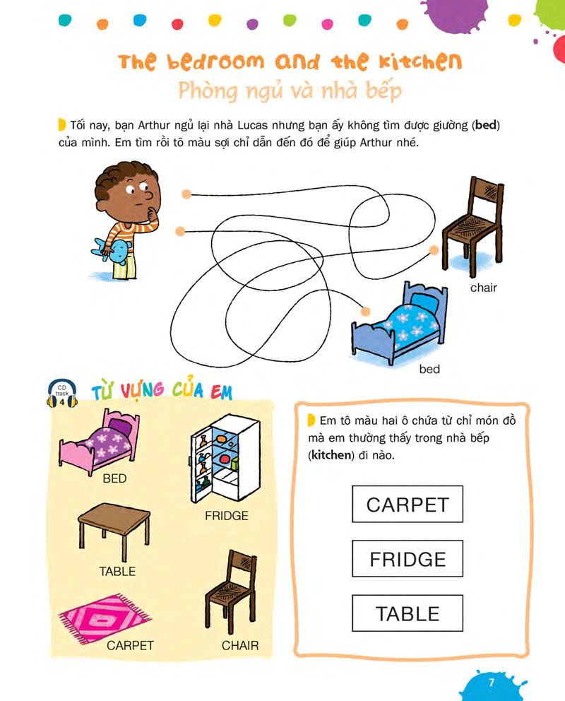 sách bài tập tiếng anh với nhiều hoạt động thú vị vừa học vừa chơi