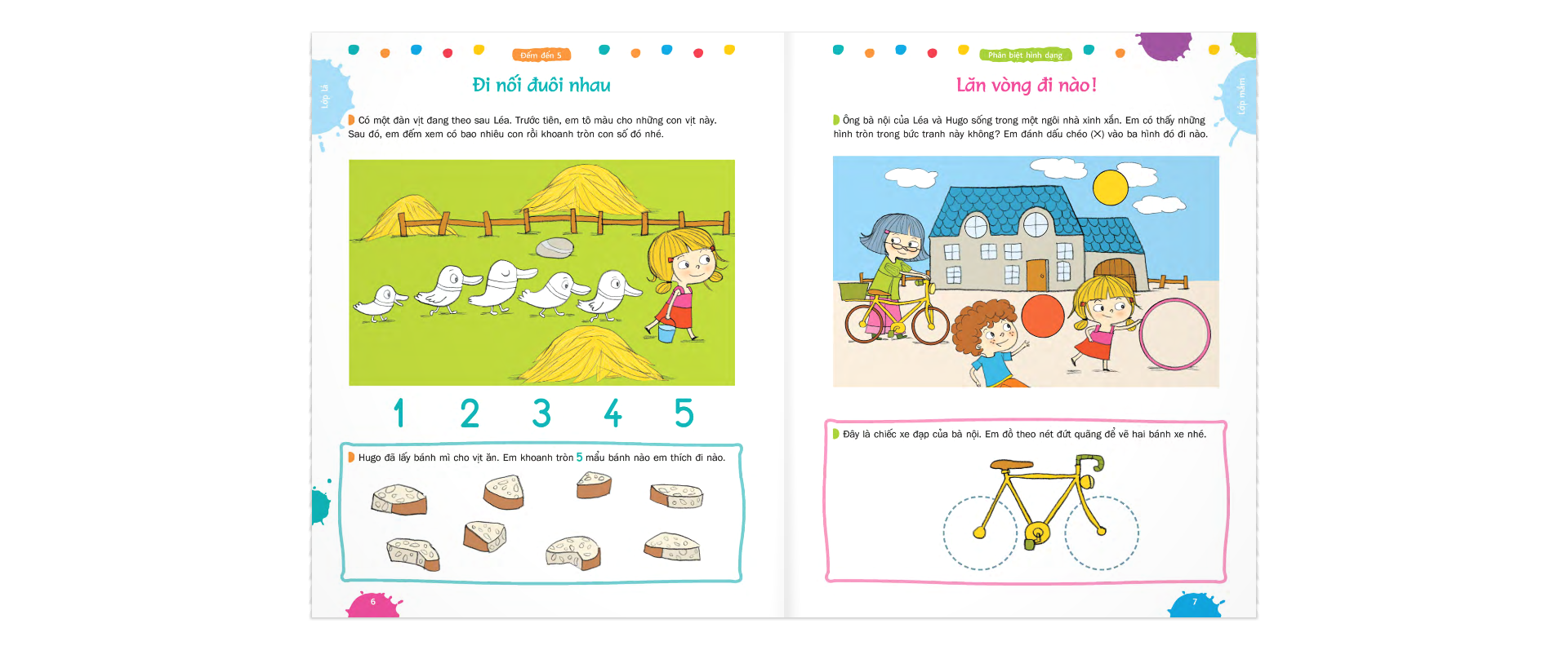 sách bài tập toán với nhiều hoạt động thú vị vừa học vừa chơi