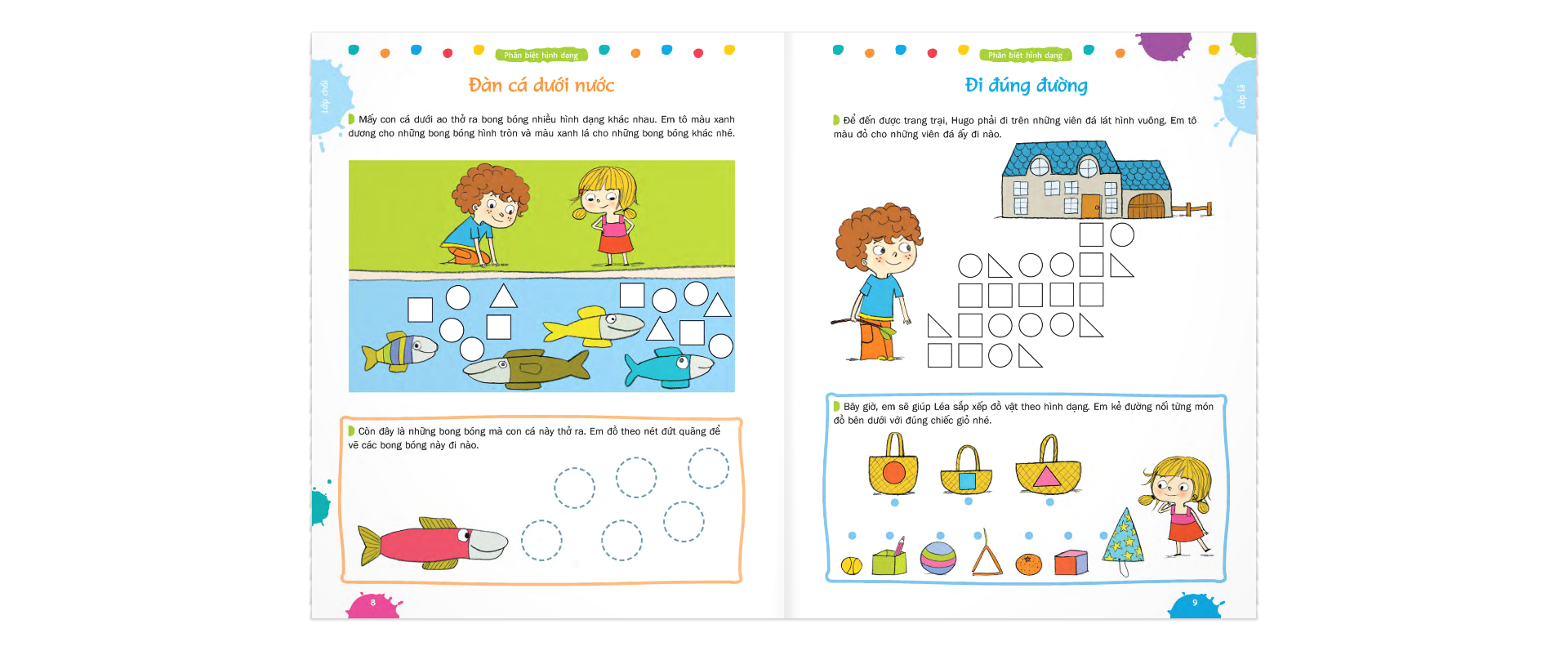 sách bài tập toán với nhiều hoạt động thú vị vừa học vừa chơi