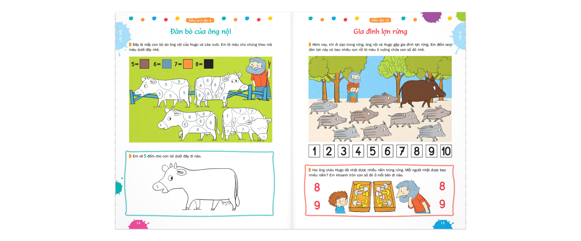 sách bài tập toán với nhiều hoạt động thú vị vừa học vừa chơi