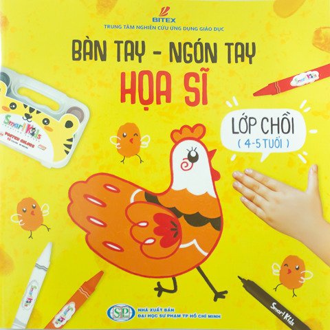 sách bàn tay - ngón tay họa sĩ lớp chồi (4-5 tuổi)