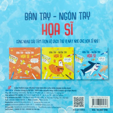sách bàn tay - ngón tay họa sĩ lớp lá (5-6 tuổi)