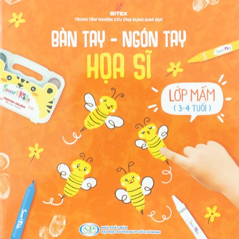 sách bàn tay - ngón tay họa sĩ lớp mầm (3-4 tuổi)