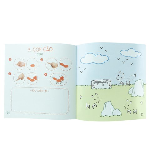 sách bàn tay - ngón tay họa sĩ lớp mầm (3-4 tuổi)