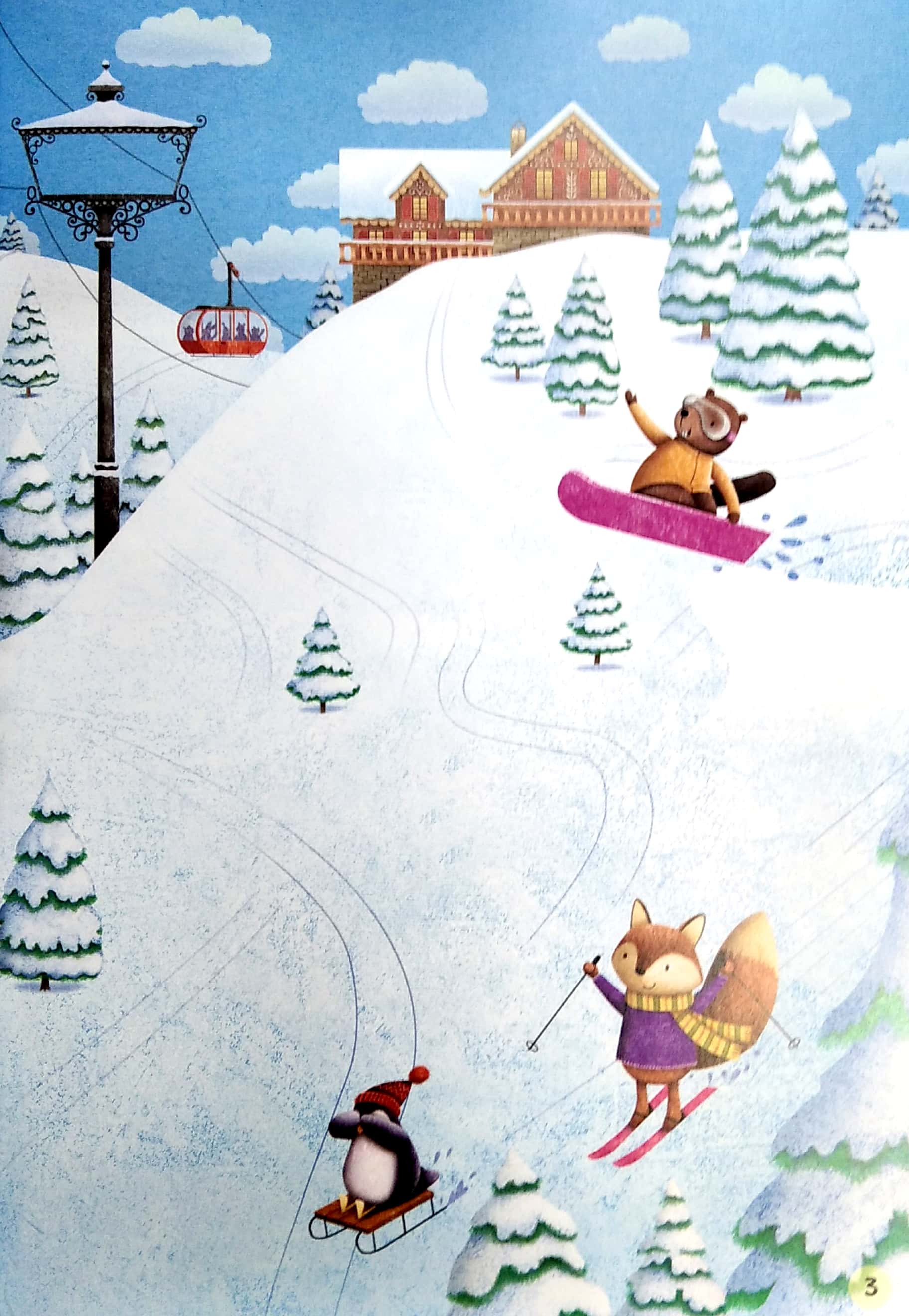 sách bóc dán dành cho bé gái - giáng sinh lung linh