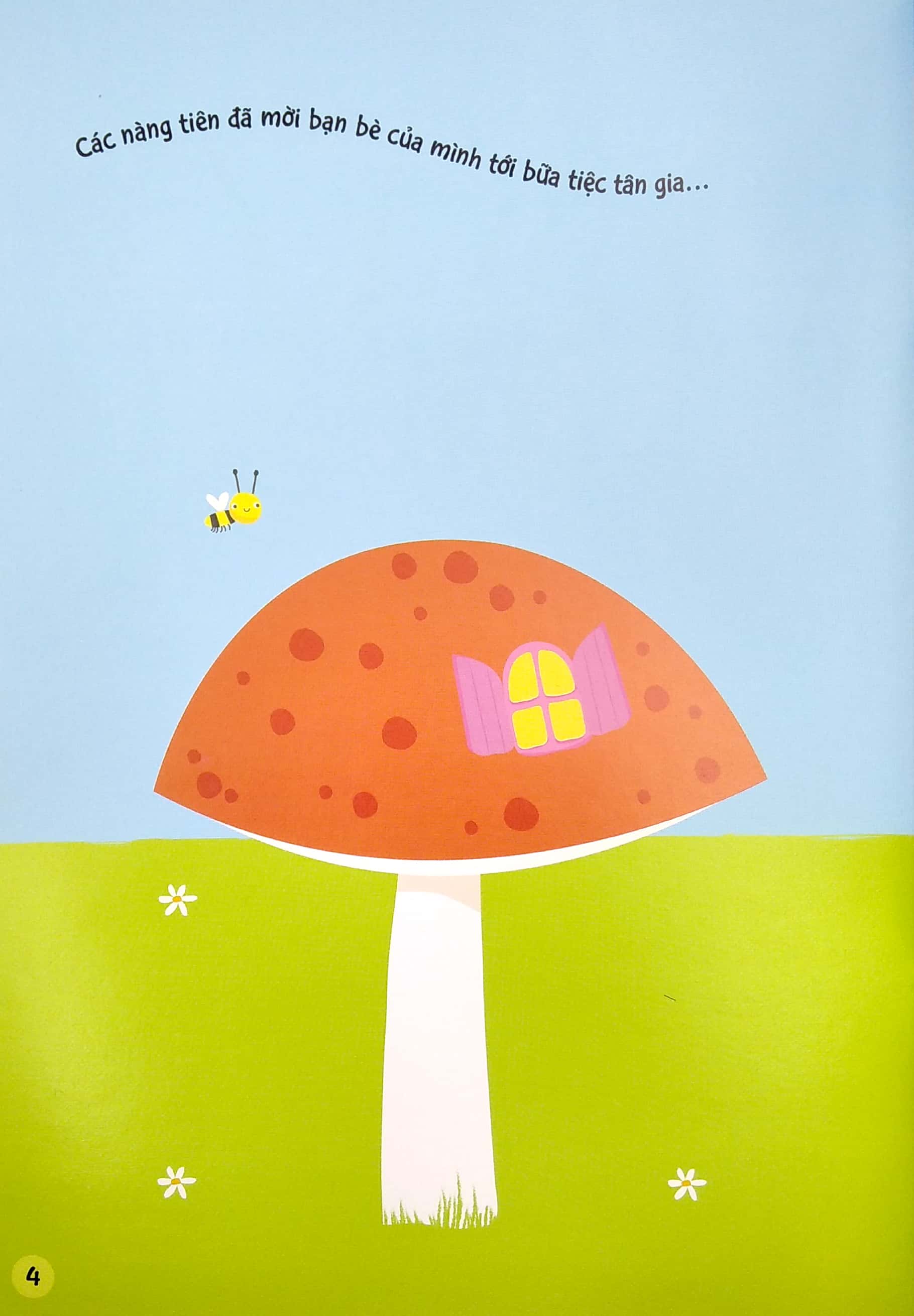 sách bóc dán dành cho bé gái - những nàng tiên chăm chỉ