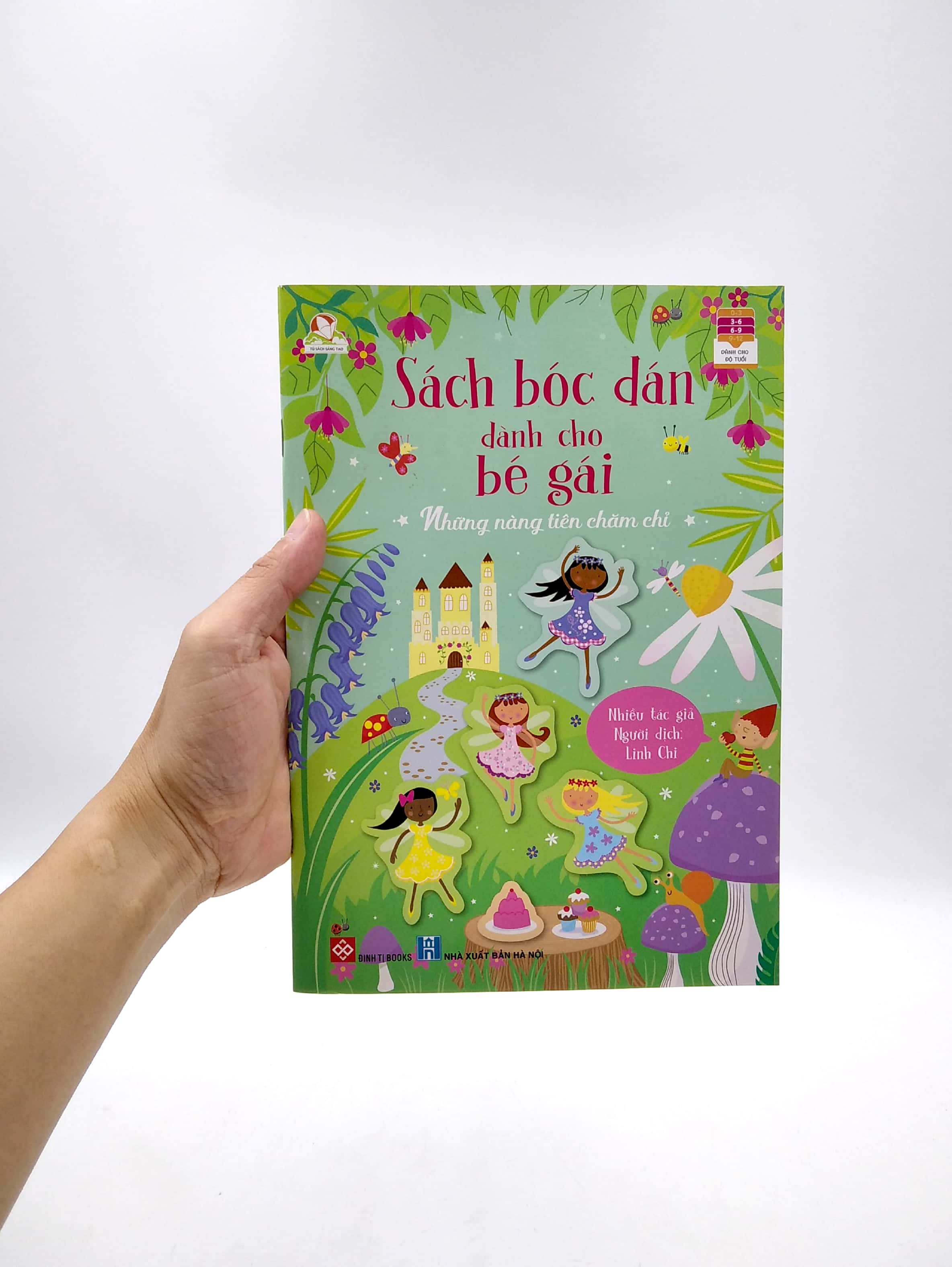 sách bóc dán dành cho bé gái - những nàng tiên chăm chỉ