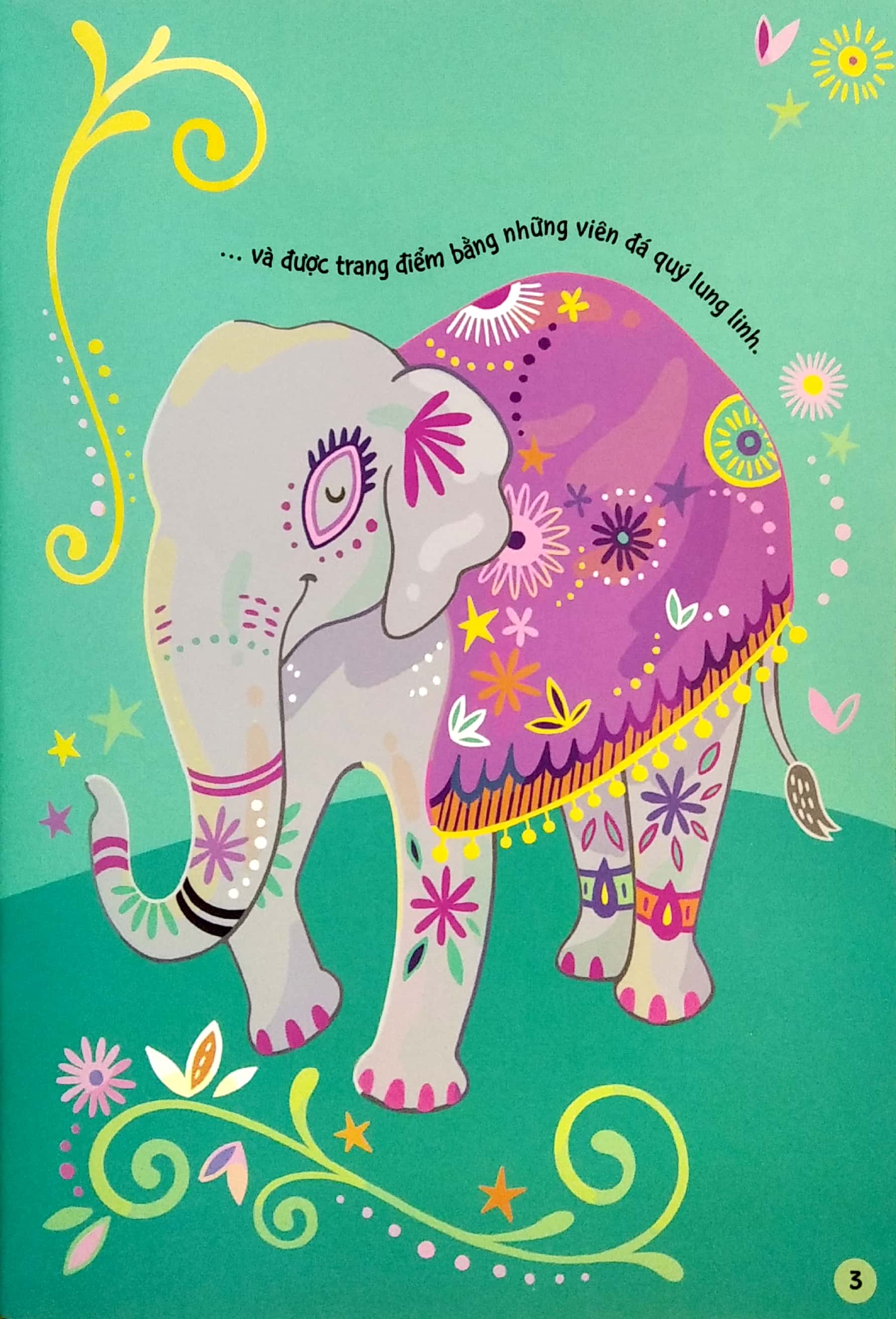 sách bóc dán dành cho bé gái - những sinh vật diệu kỳ