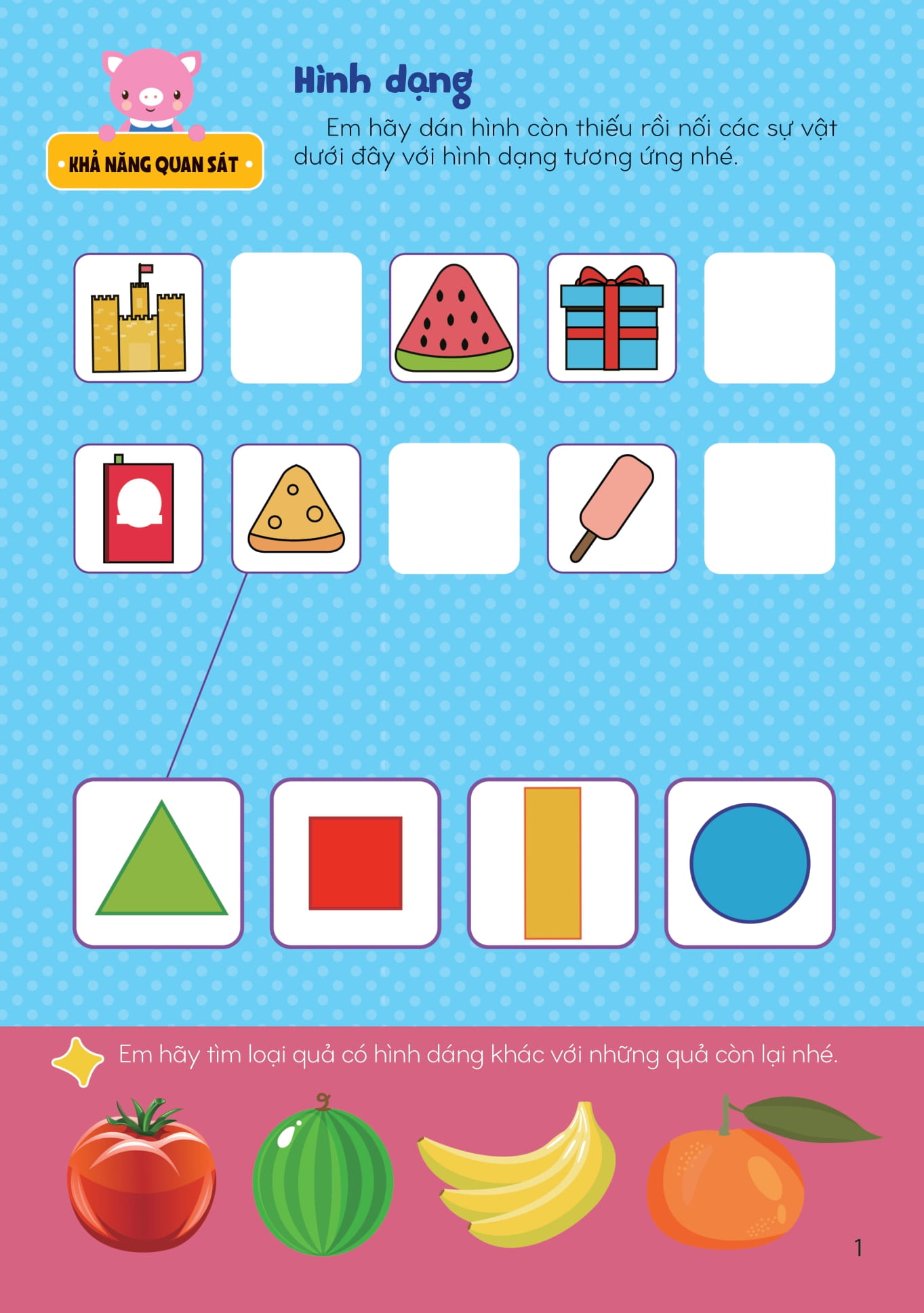 sách bóc dán giúp phát triển toàn diện cho trẻ - khám phá cuộc sống