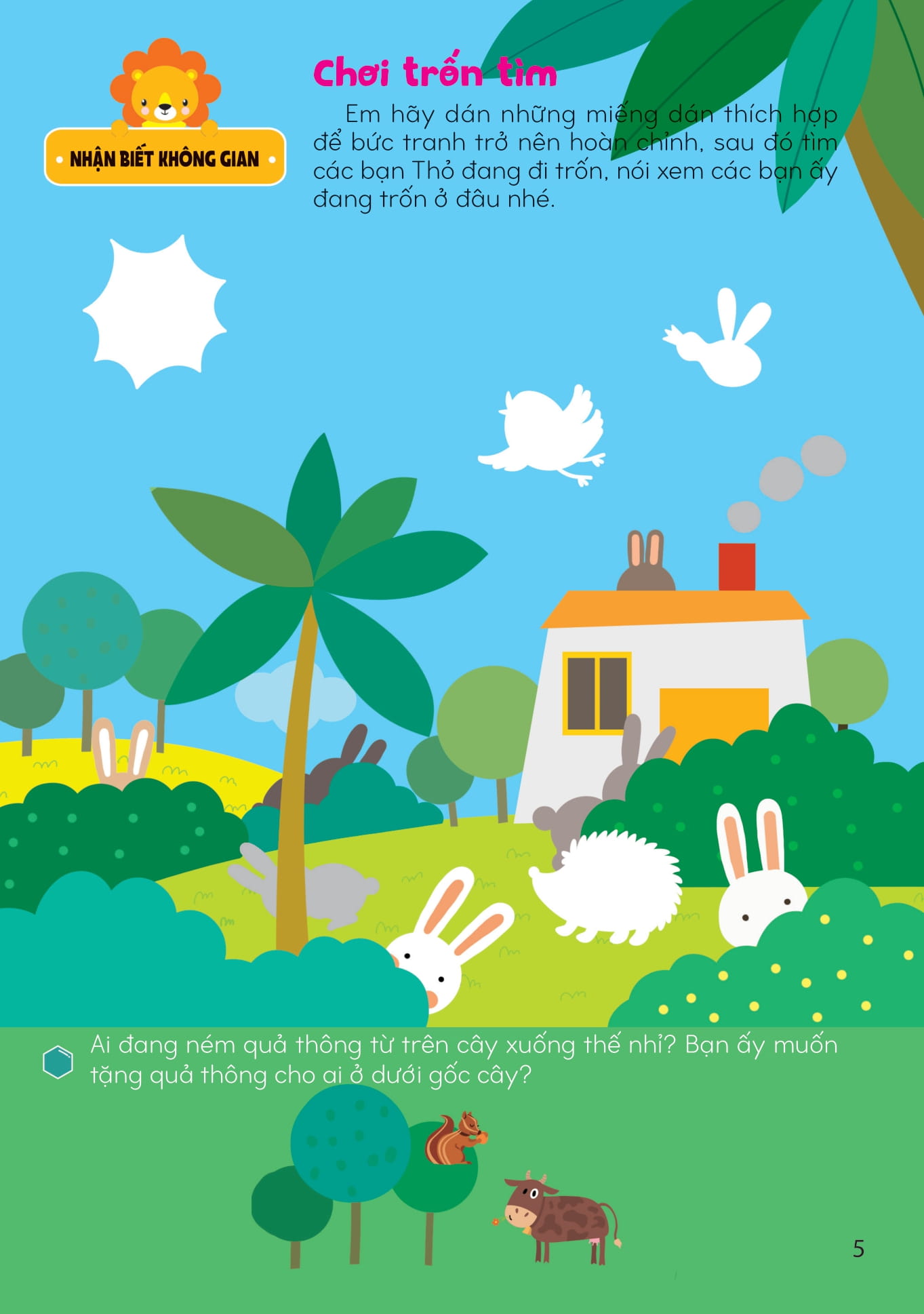 sách bóc dán giúp phát triển toàn diện cho trẻ - những sự vật đáng yêu