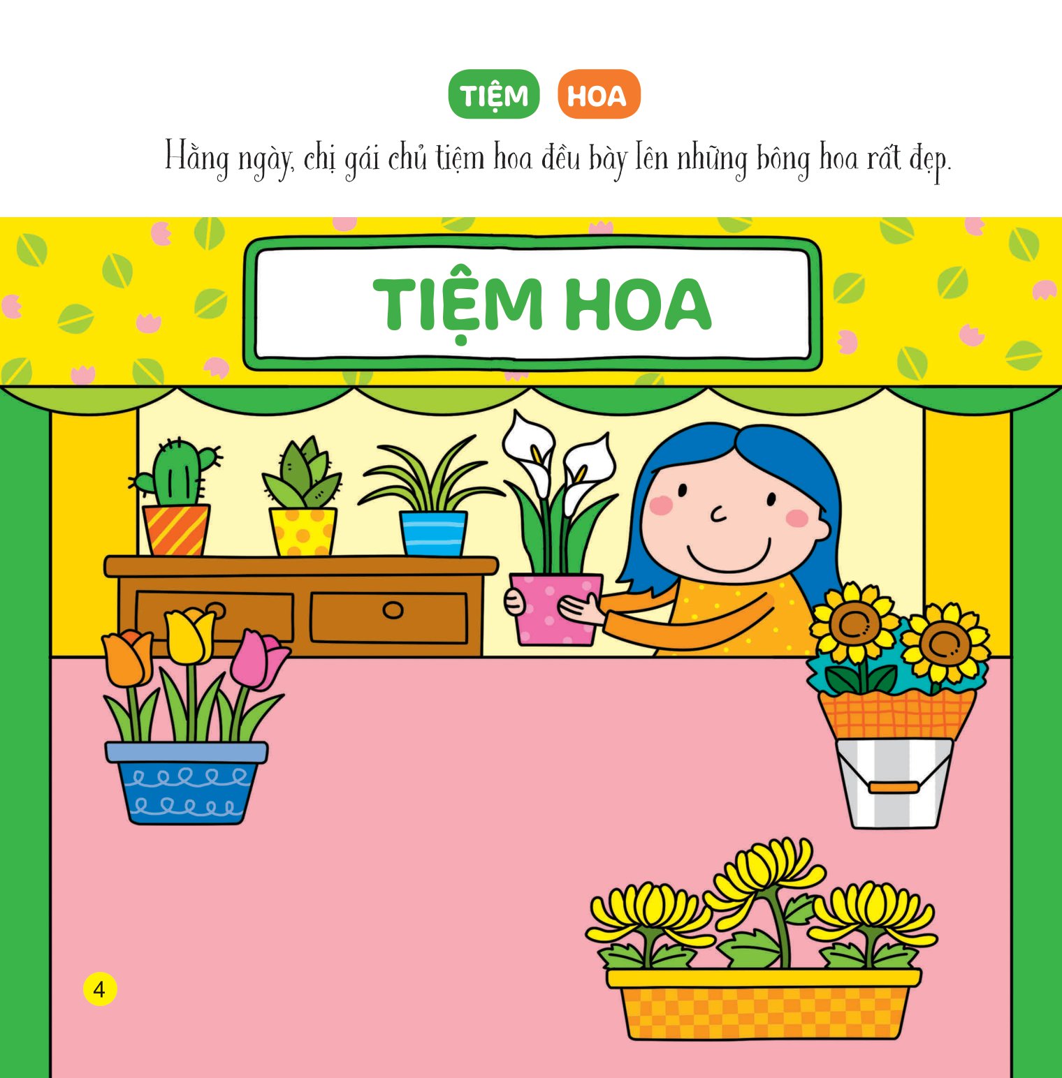 sách bóc dán giúp trẻ phát triển nhận thức đầu đời - cửa hàng bận rộn