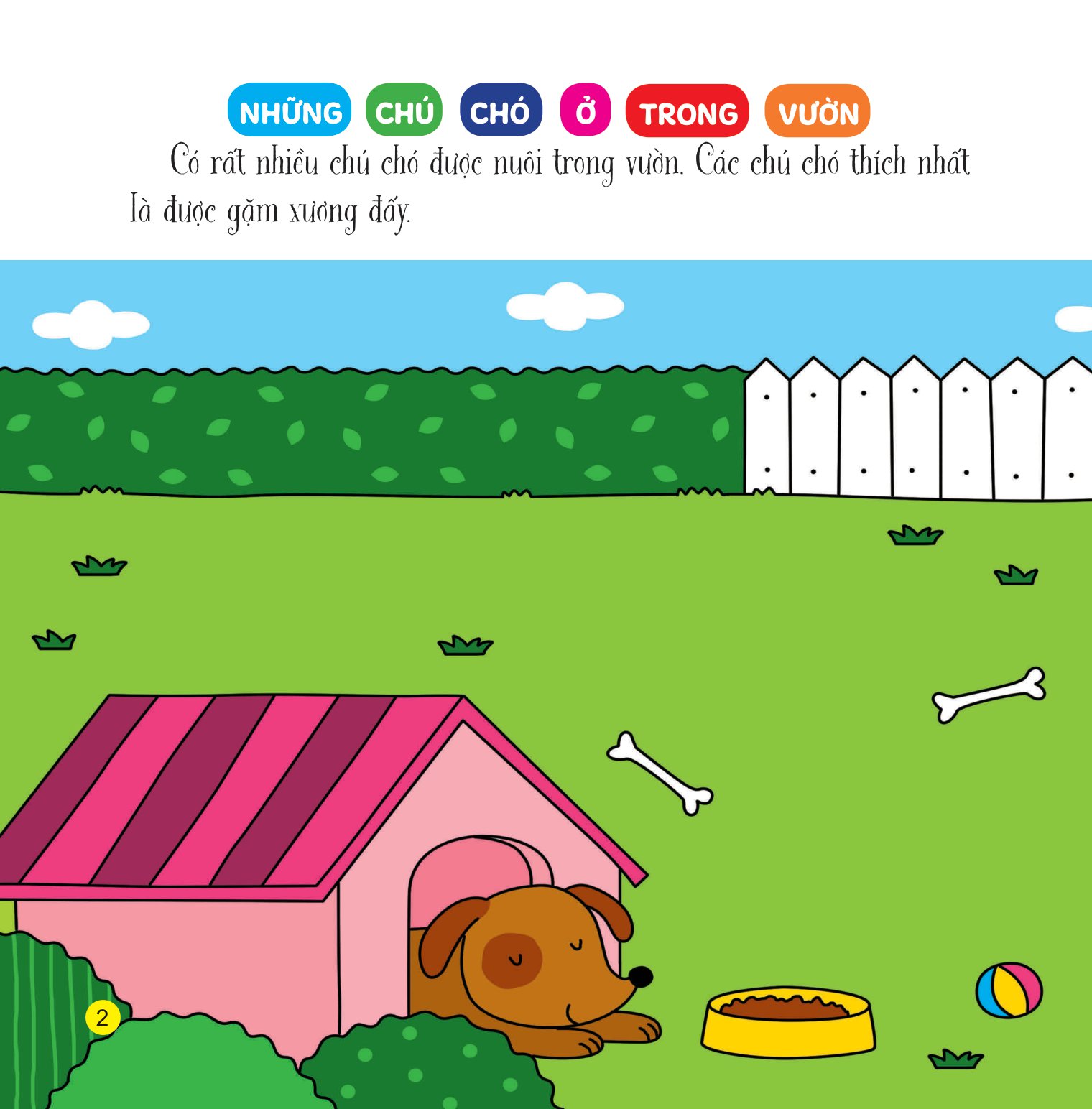 sách bóc dán giúp trẻ phát triển nhận thức đầu đời - thú cưng dễ thương