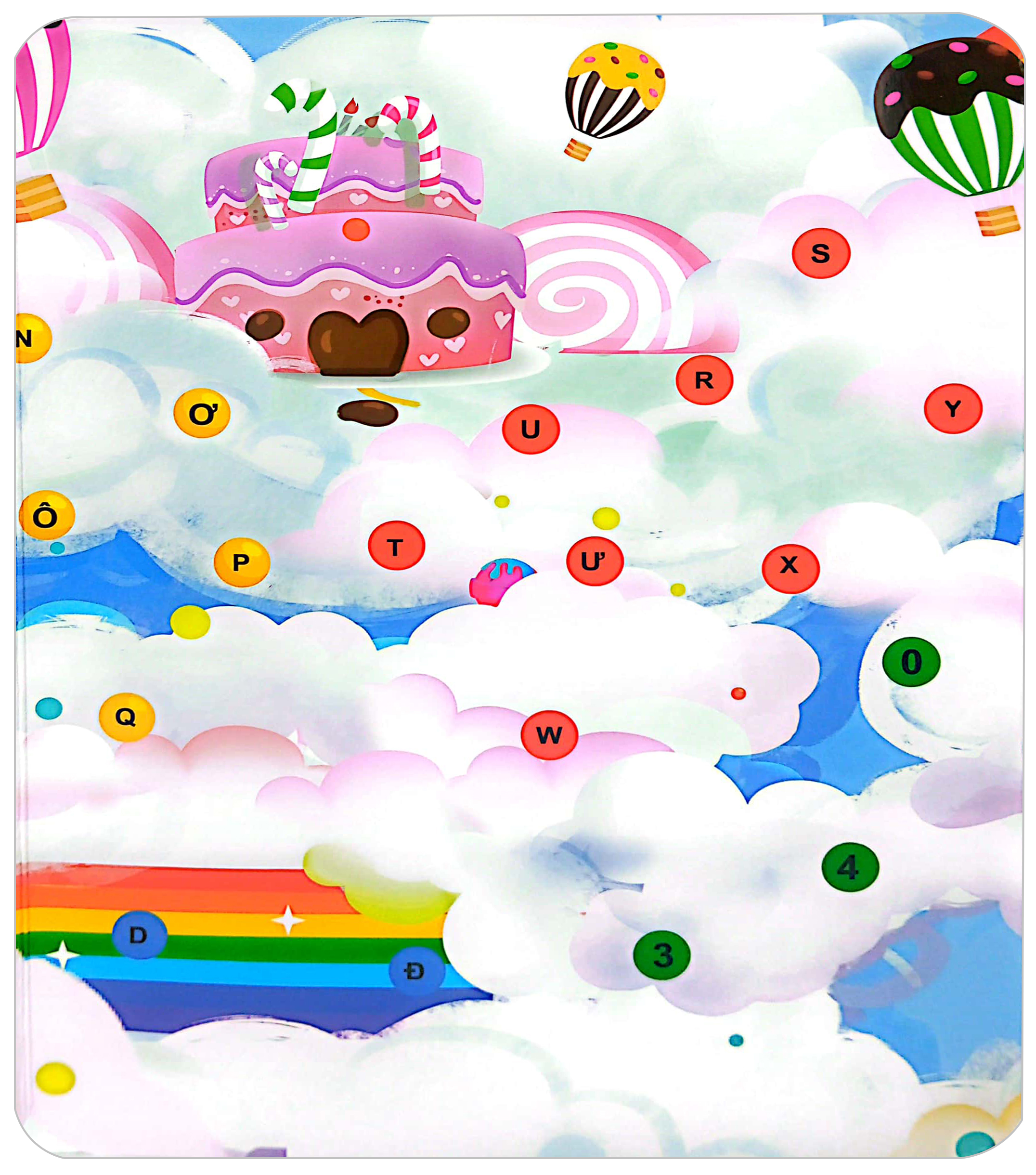 sách bóc dán khổng lồ - bảng chữ cái vui nhộn - funny alphabet - alphabet amusant (đa ngữ việt-anh-pháp)