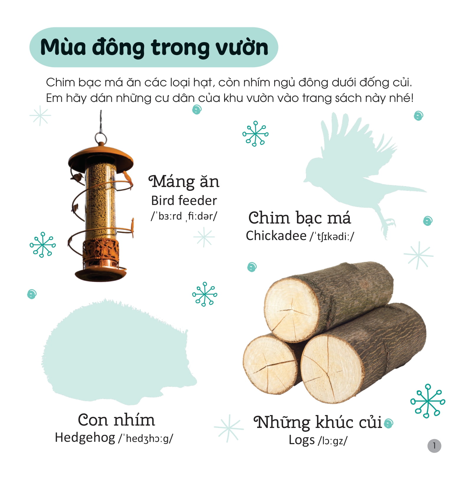 Sách Bóc Dán Phát Triển Ngôn Ngữ Và Nhận Biết - Giáng Sinh