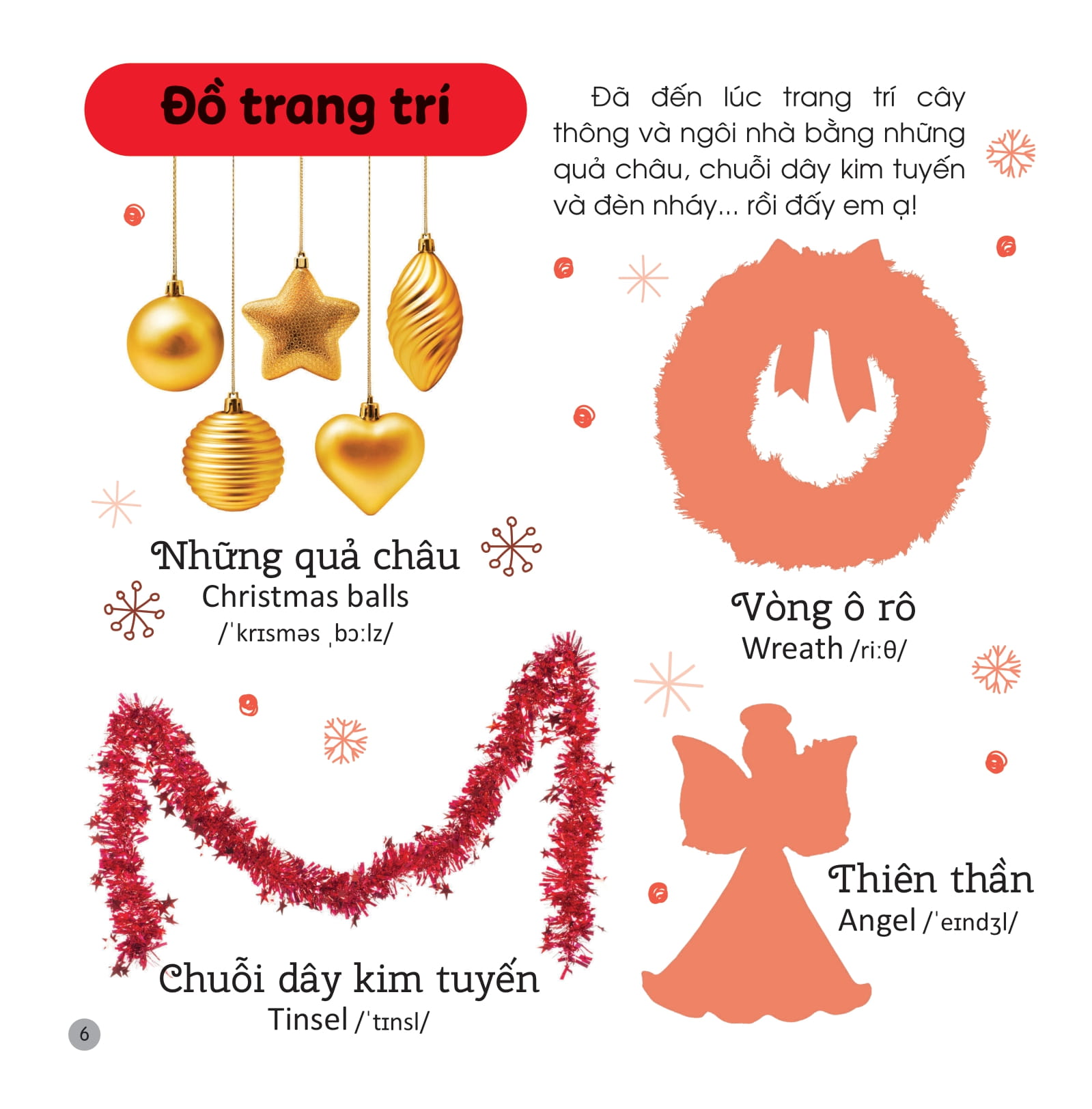 Sách Bóc Dán Phát Triển Ngôn Ngữ Và Nhận Biết - Giáng Sinh