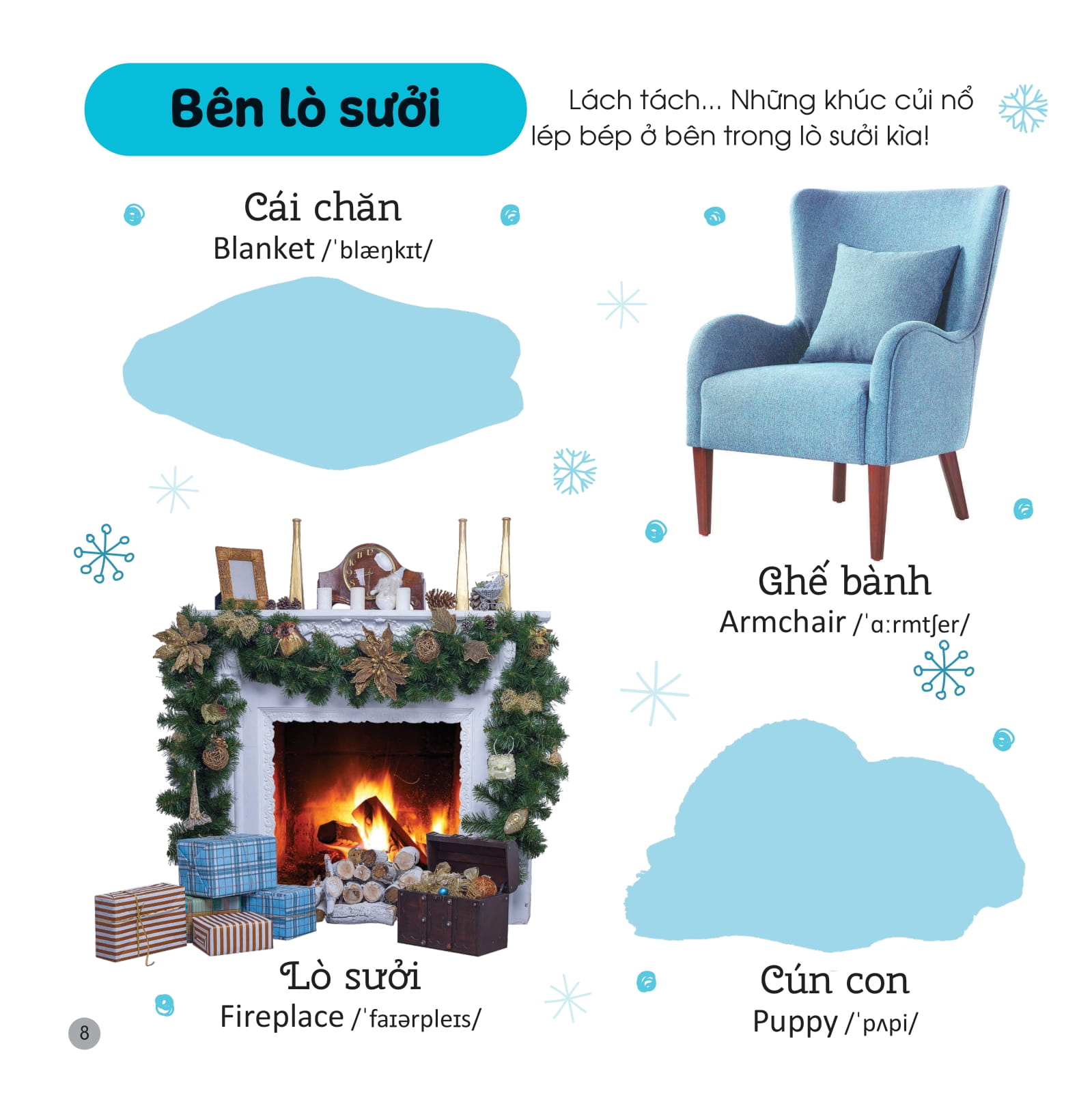 Sách Bóc Dán Phát Triển Ngôn Ngữ Và Nhận Biết - Giáng Sinh