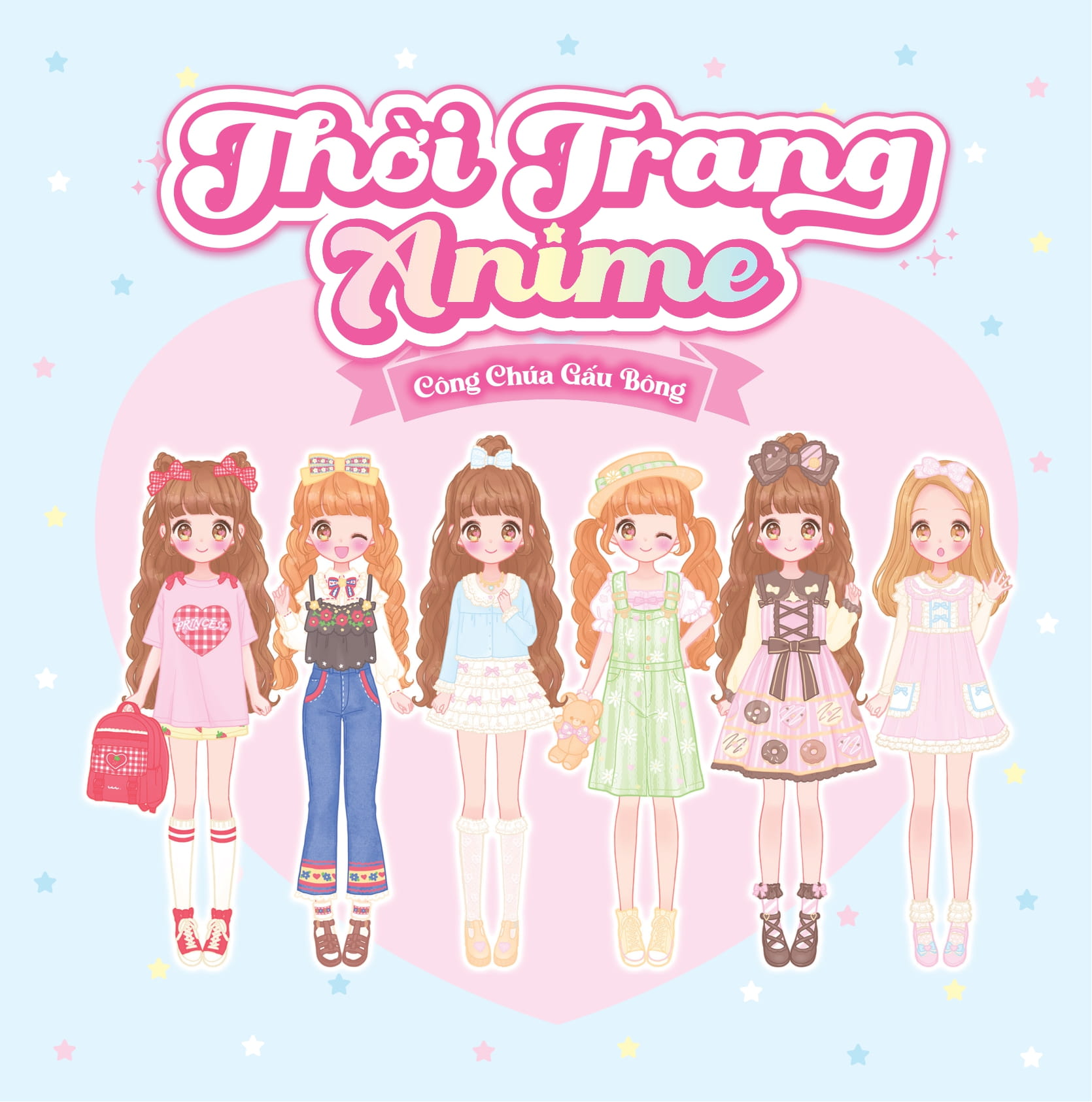 Sach Boc Dan - Thoi Trang Anime - Cong Chua Gau Bong