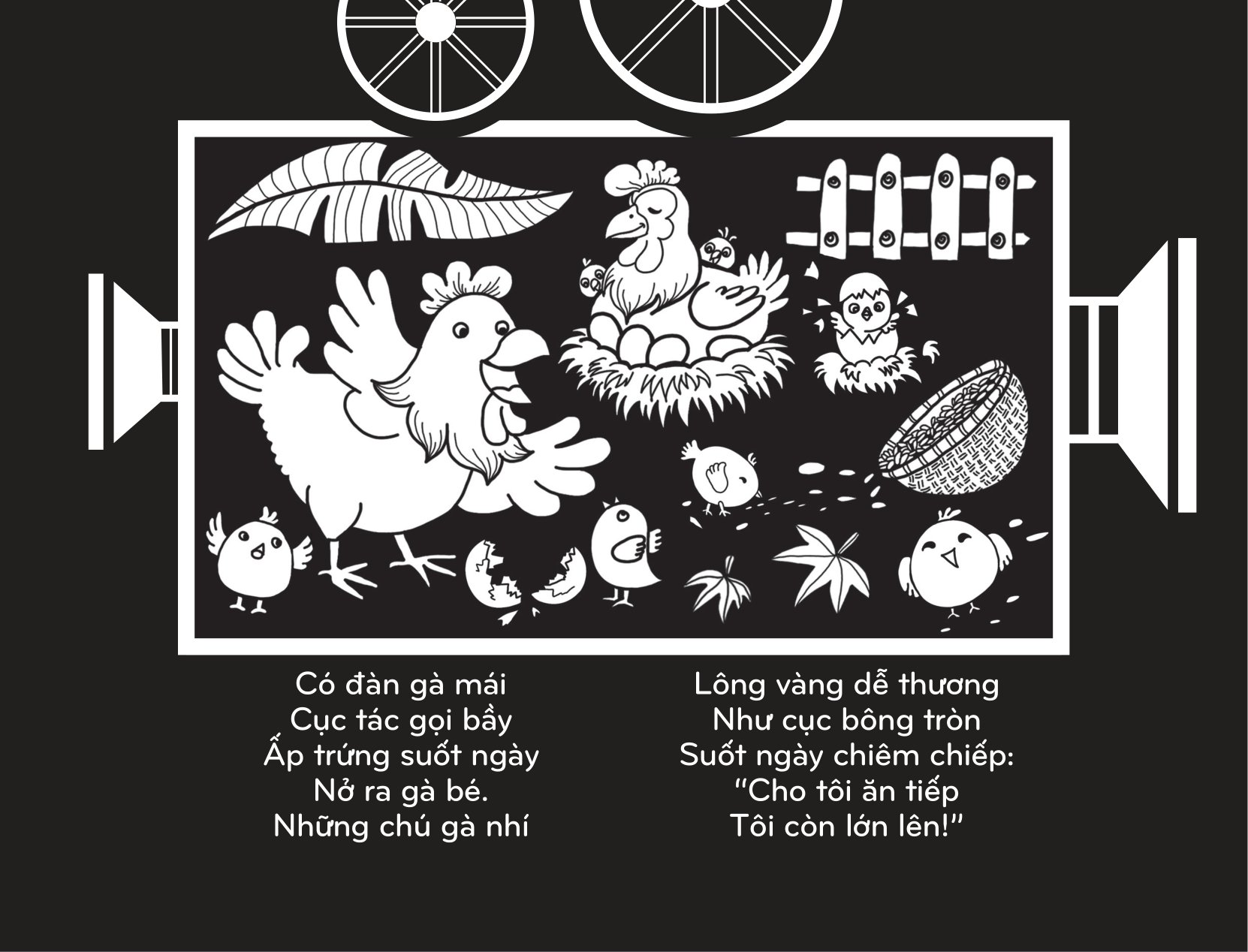 sách chiếu bóng - cinema book - rạp chiếu phim trong sách - các loài động vật nuôi