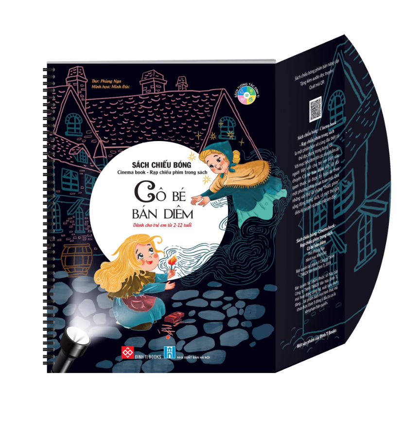 sách chiếu bóng - cinema book - rạp chiếu phim trong sách - cô bé bán diêm