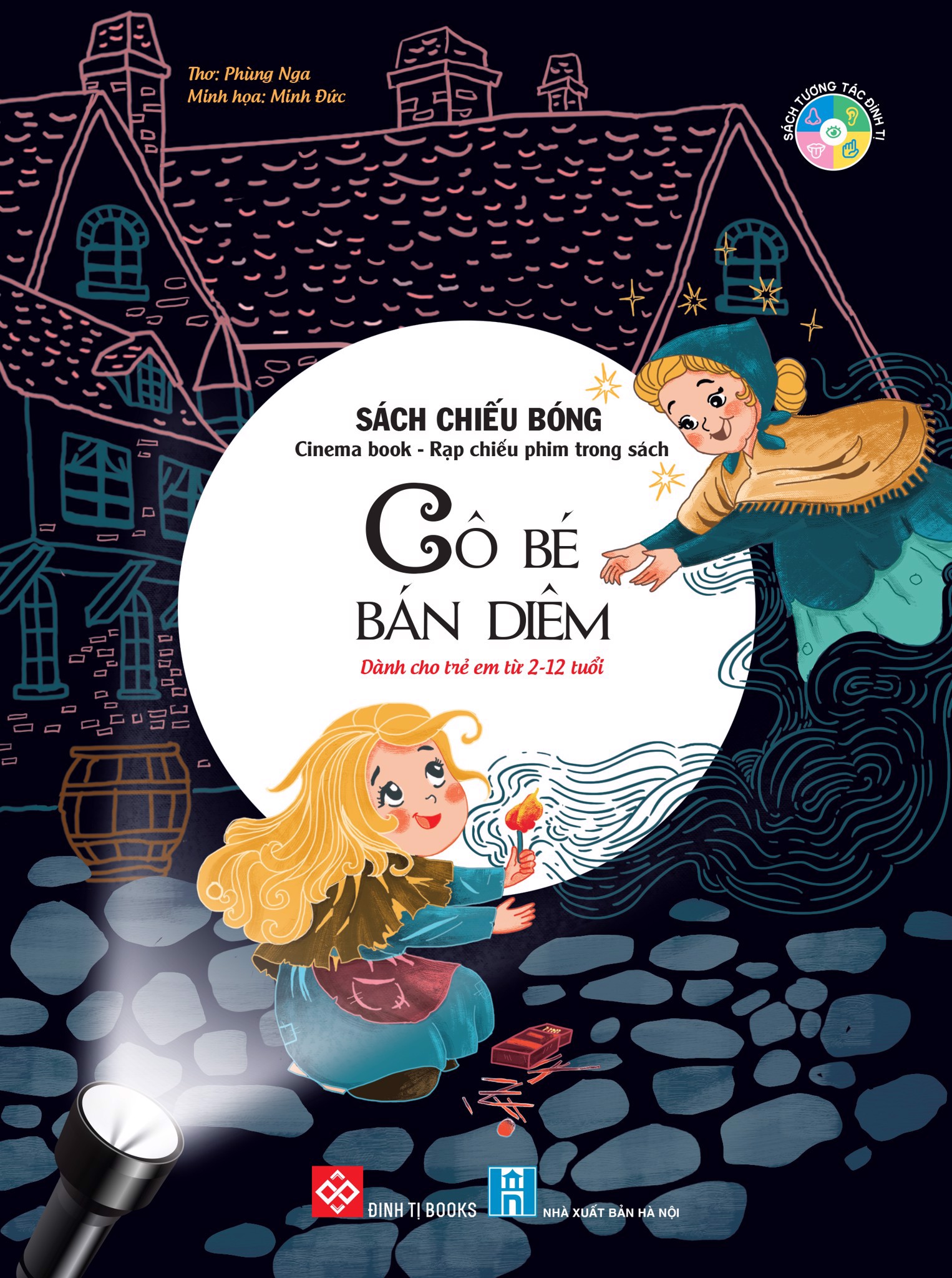 sách chiếu bóng - cinema book - rạp chiếu phim trong sách - cô bé bán diêm