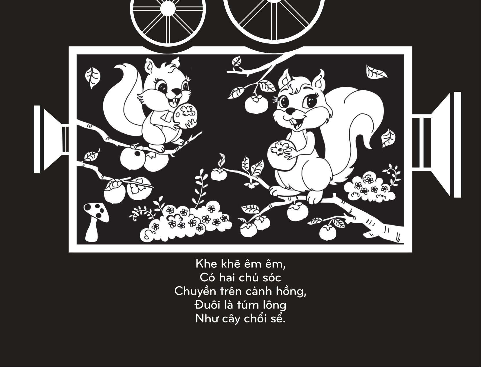 sách chiếu bóng - cinema book - rạp chiếu phim trong sách - động vật hoang dã