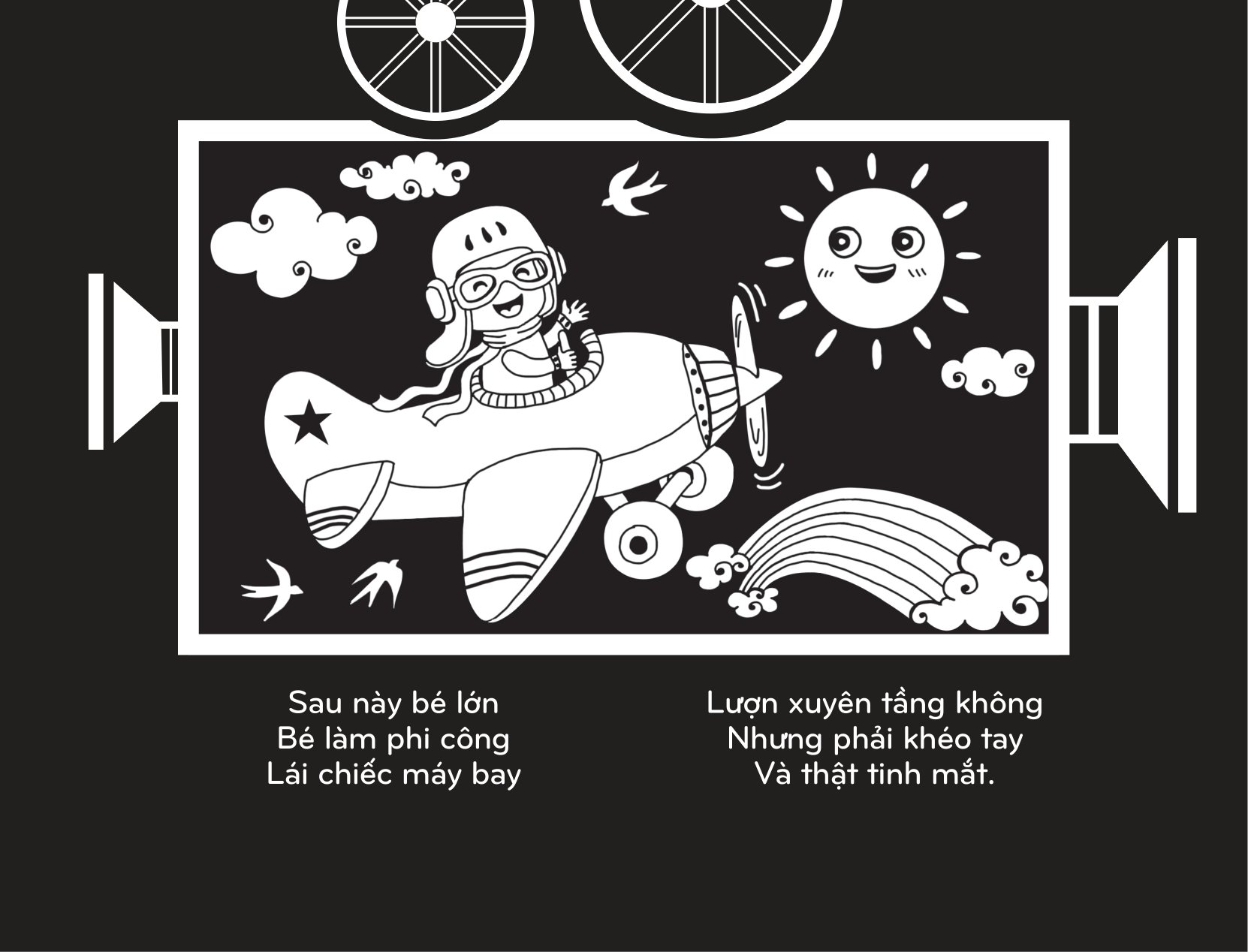 sách chiếu bóng - cinema book - rạp chiếu phim trong sách - phương tiện giao thông