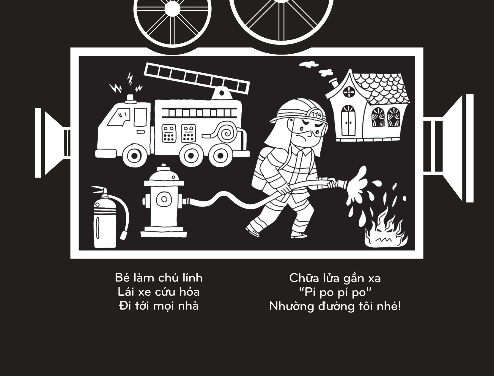 sách chiếu bóng - cinema book - rạp chiếu phim trong sách - phương tiện giao thông