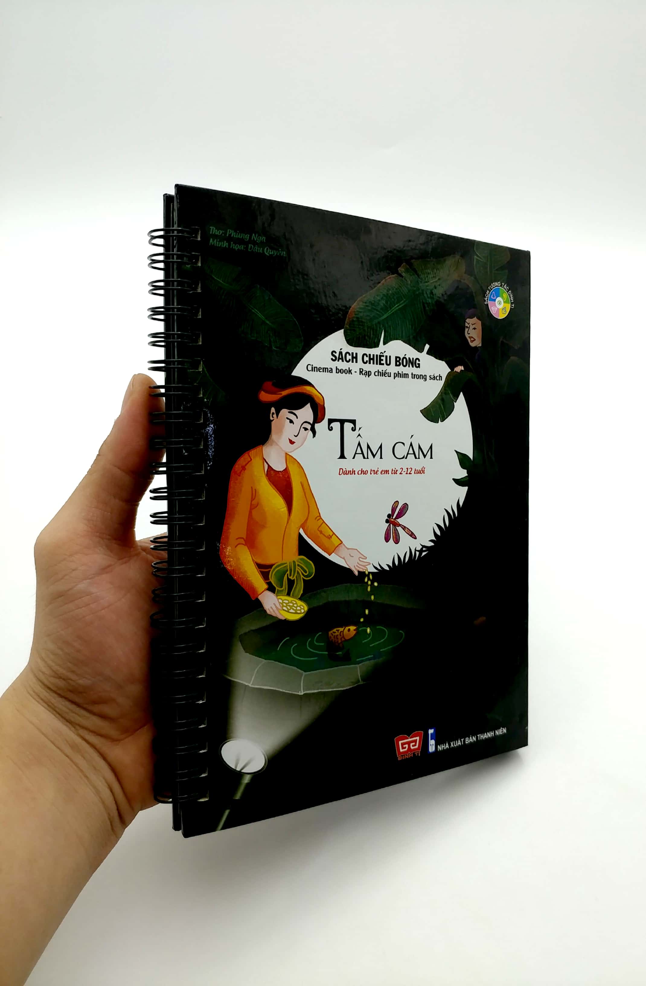 sách chiếu bóng - cinema book - rạp chiếu phim trong sách - tấm cám